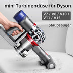 Mini-Turbinendüse für Dyson V7 / V8 / V10 / V11 / V15 Staubsauger